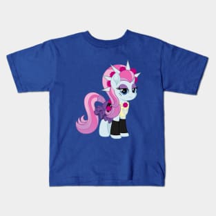 Violet Blurr pony dressed Kids T-Shirt